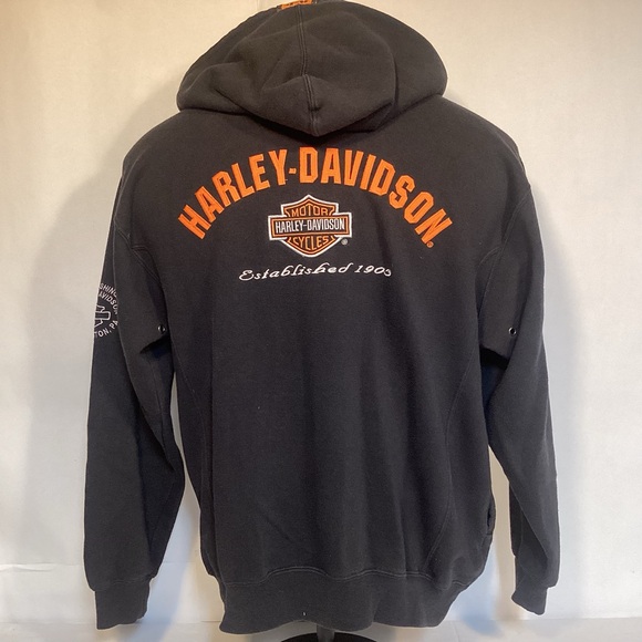 Harley-Davidson Men's Black Hoodie Size medium - Picture 4 of 12
